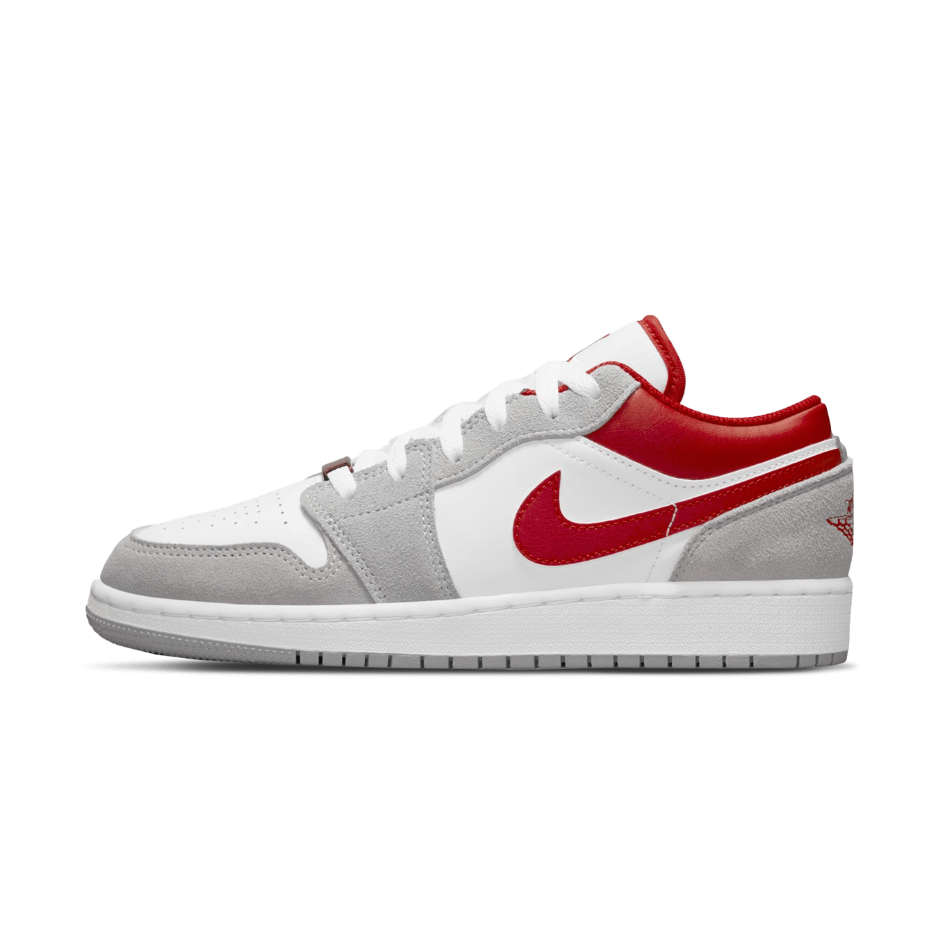Air Jordan 1 Low SE GS ‘Light Smoke Grey Gym Red’