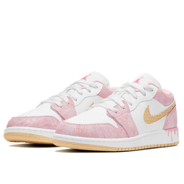 Air Jordan 1 Low Se Gs “Paint Drip”