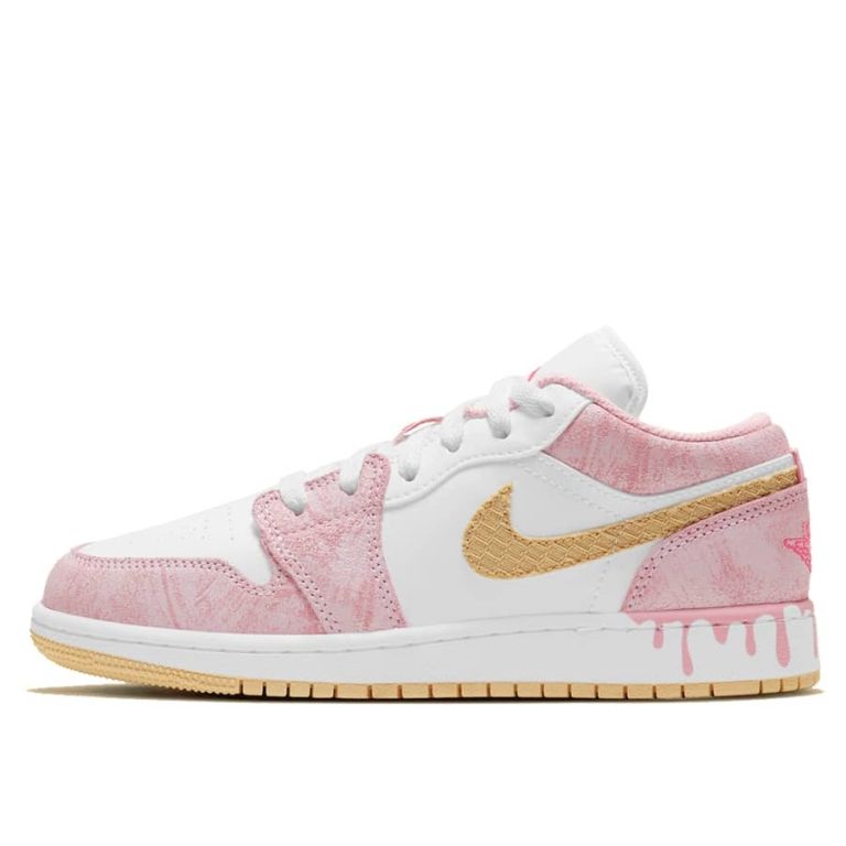 Air Jordan 1 Low Se Gs “Paint Drip”