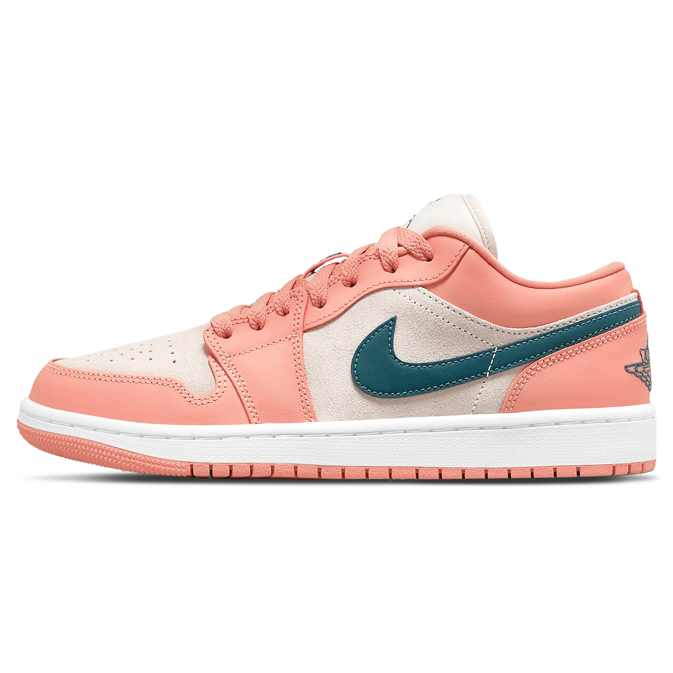 Air Jordan 1 Low Wmns ‘Light Iron Ore Siren Red’