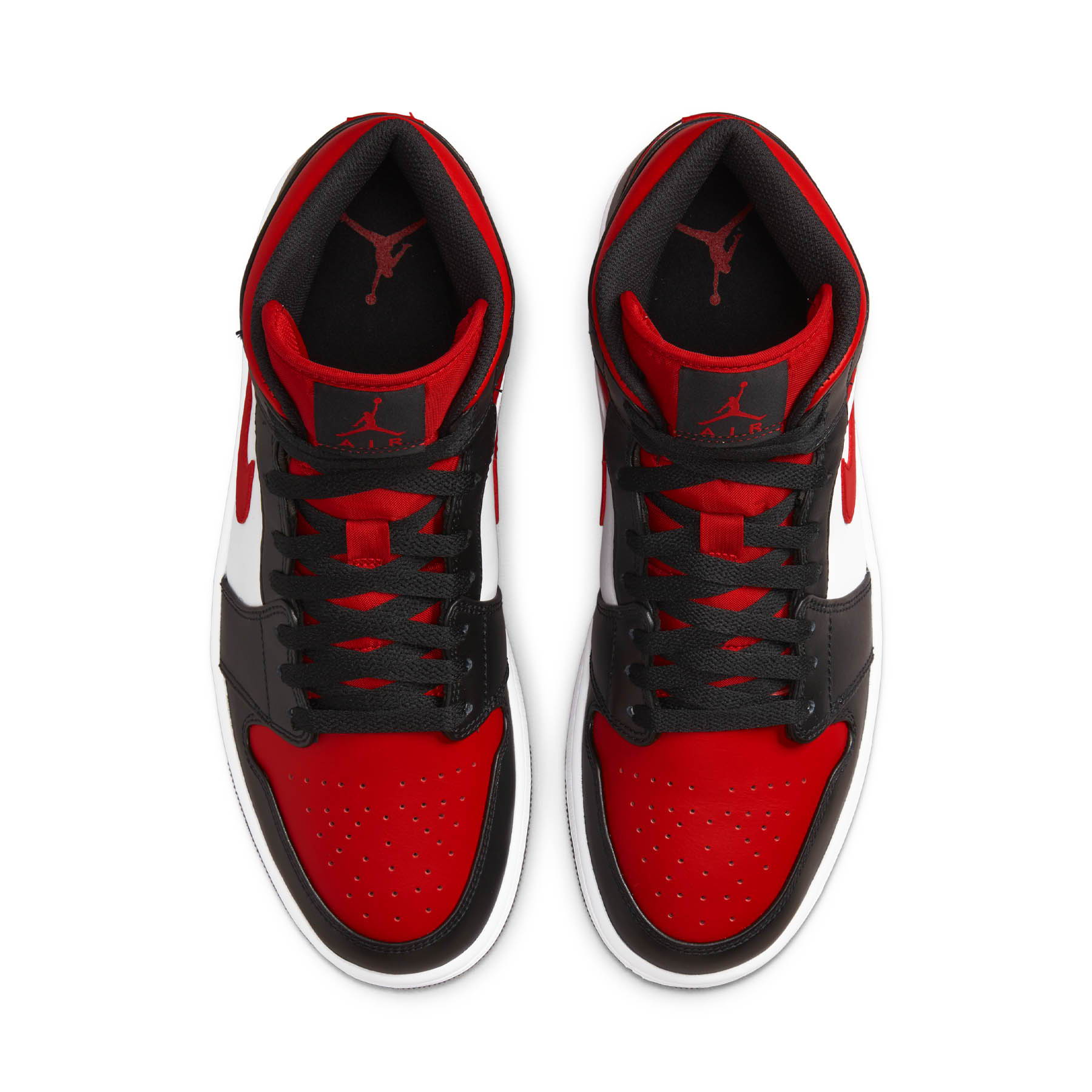 Air Jordan 1 Mid ‘Black Fire Red’ Air Jordan 1 Mid ‘Black Fire Red’