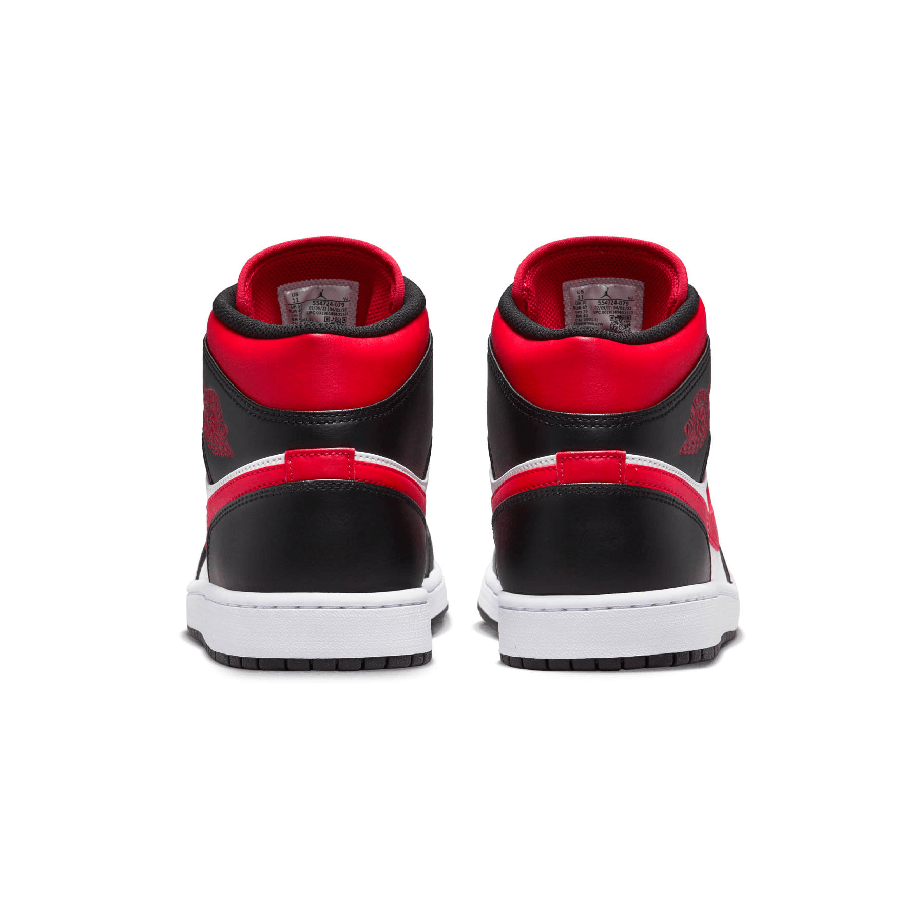 Air Jordan 1 Mid ‘Black Fire Red’ Air Jordan 1 Mid ‘Black Fire Red’