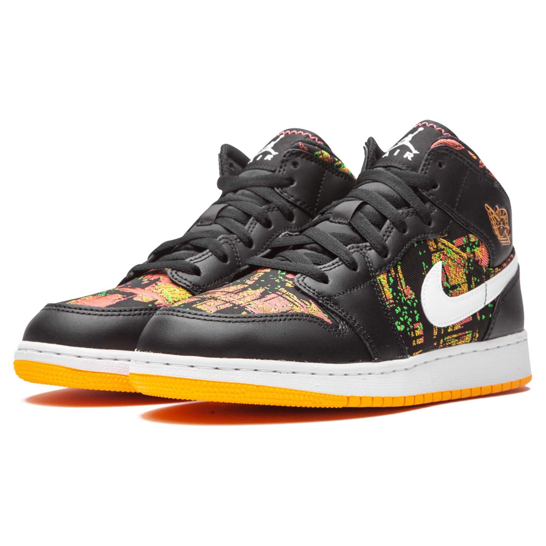Air Jordan 1 Mid GS ‘Black Laser Orange’