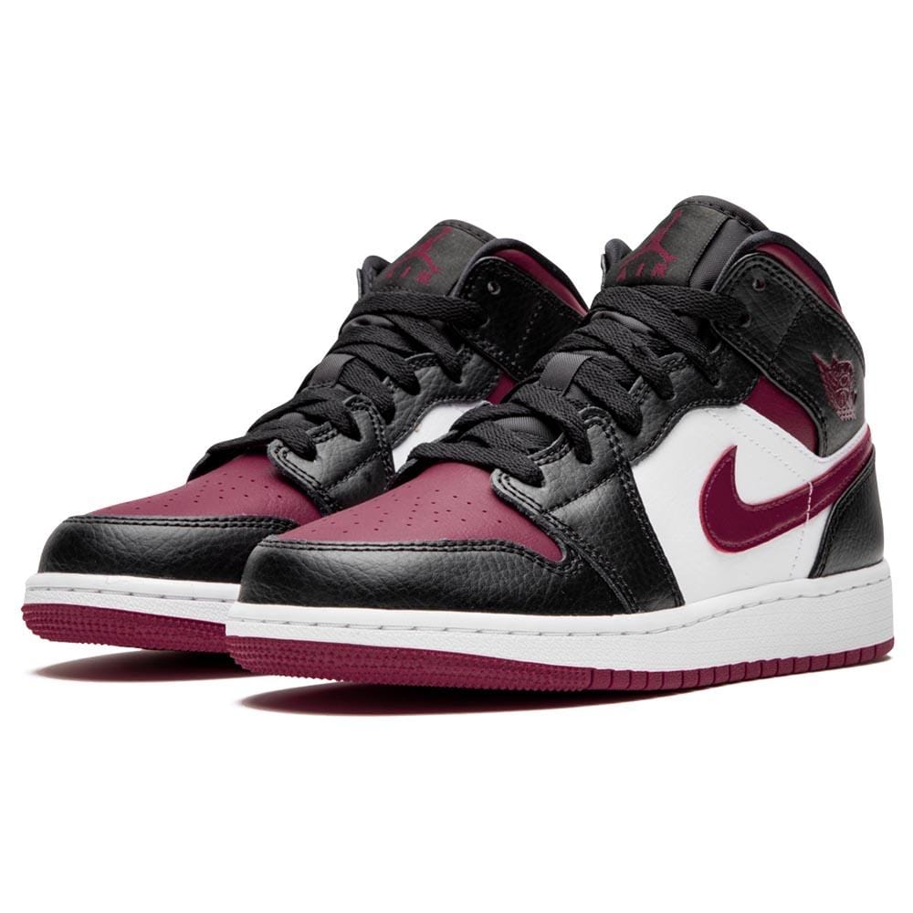 Air Jordan 1 Mid GS ‘Black Noble Red’