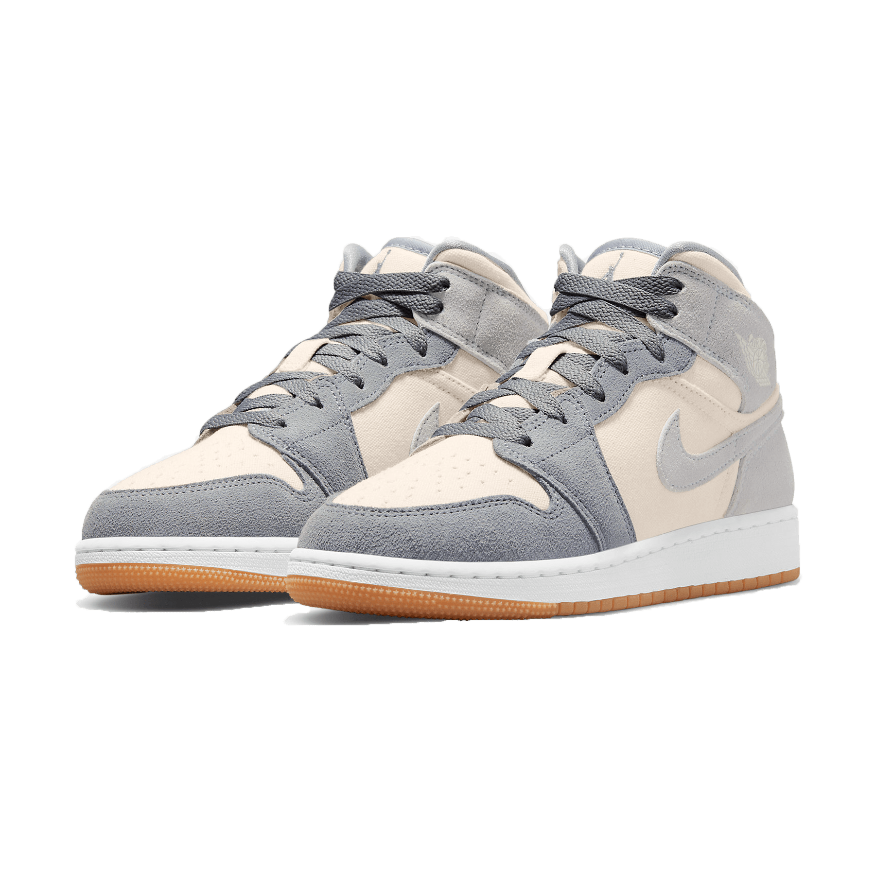 Air Jordan 1 Mid GS ‘Coconut Milk Particle Grey’