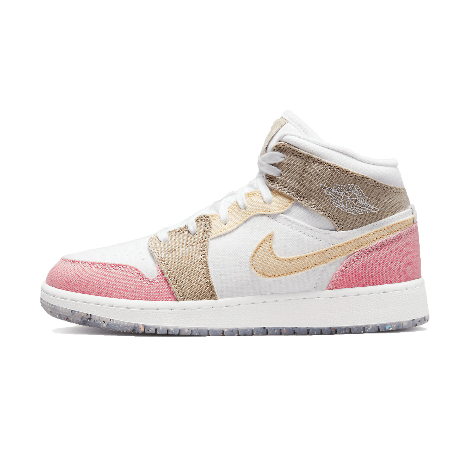 Air Jordan 1 Mid GS Pink Tan Air Jordan 1 Mid GS Pink Tan