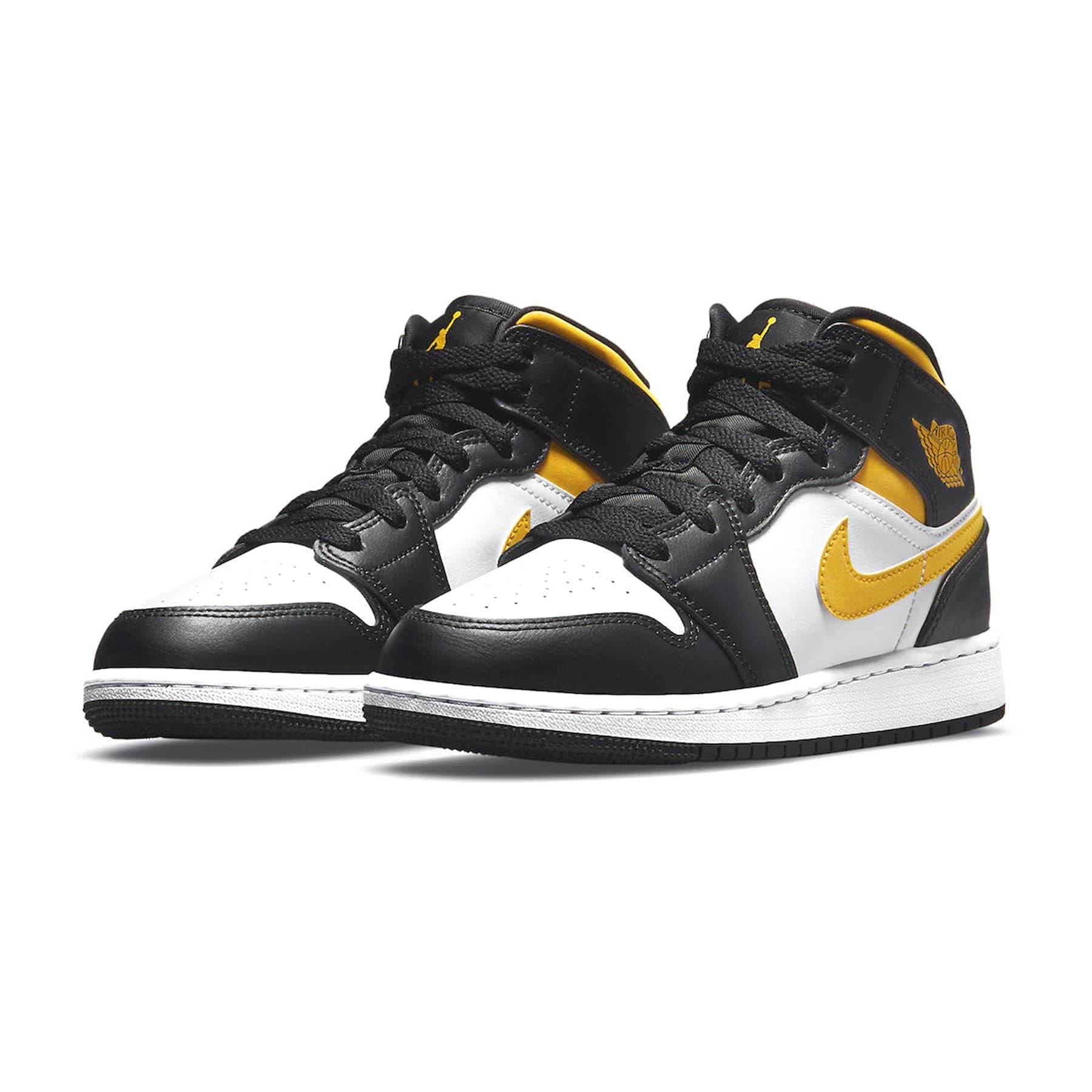 Air Jordan 1 Mid GS ‘White Pollen Black’