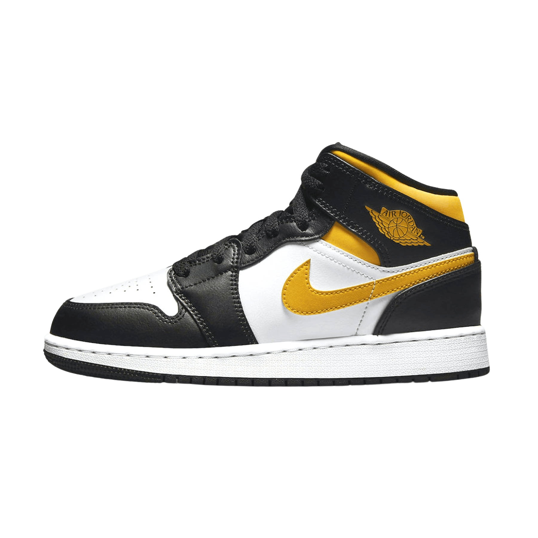 Air Jordan 1 Mid GS ‘White Pollen Black’