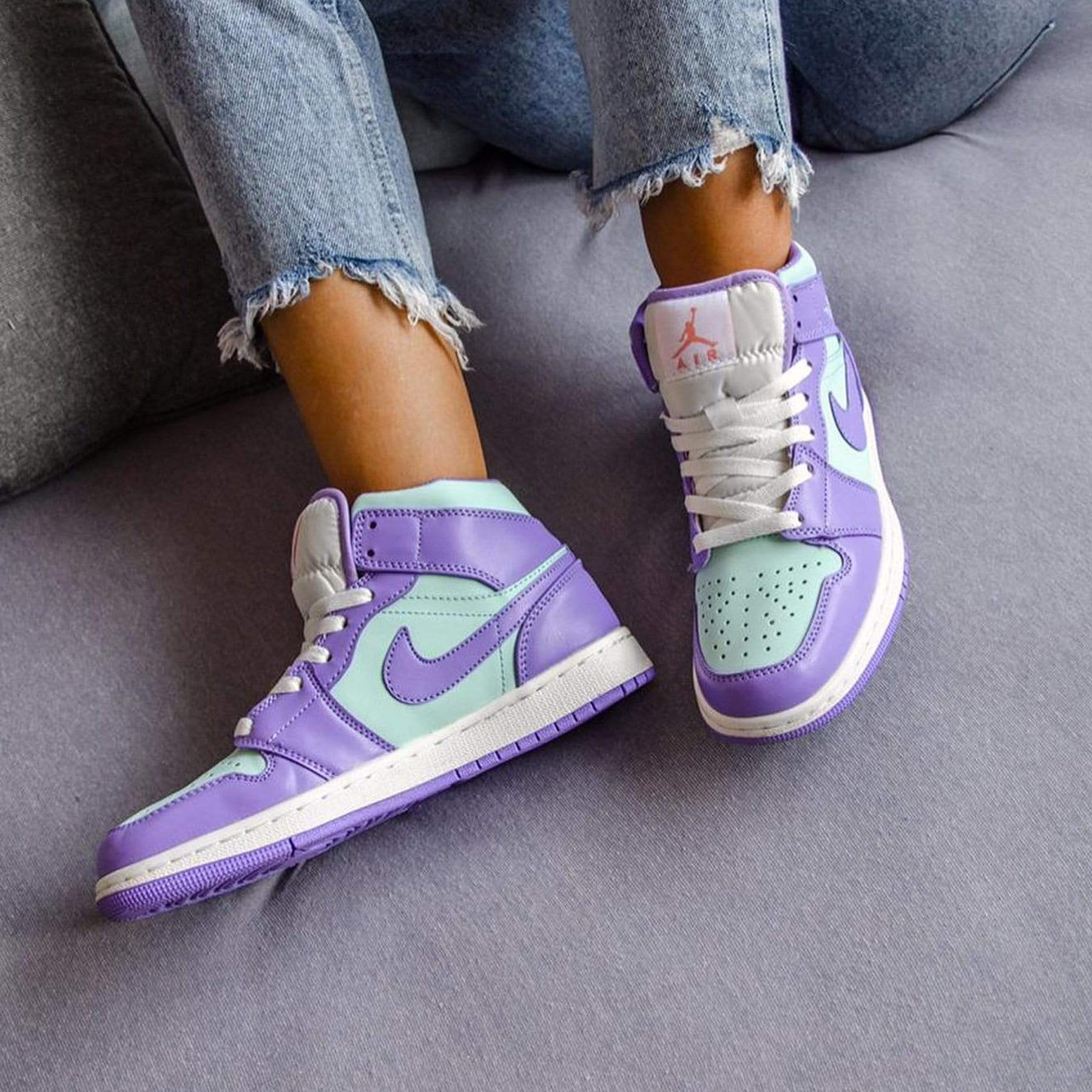 Air Jordan 1 Mid ‘Purple Aqua’ Air Jordan 1 Mid ‘Purple Aqua’
