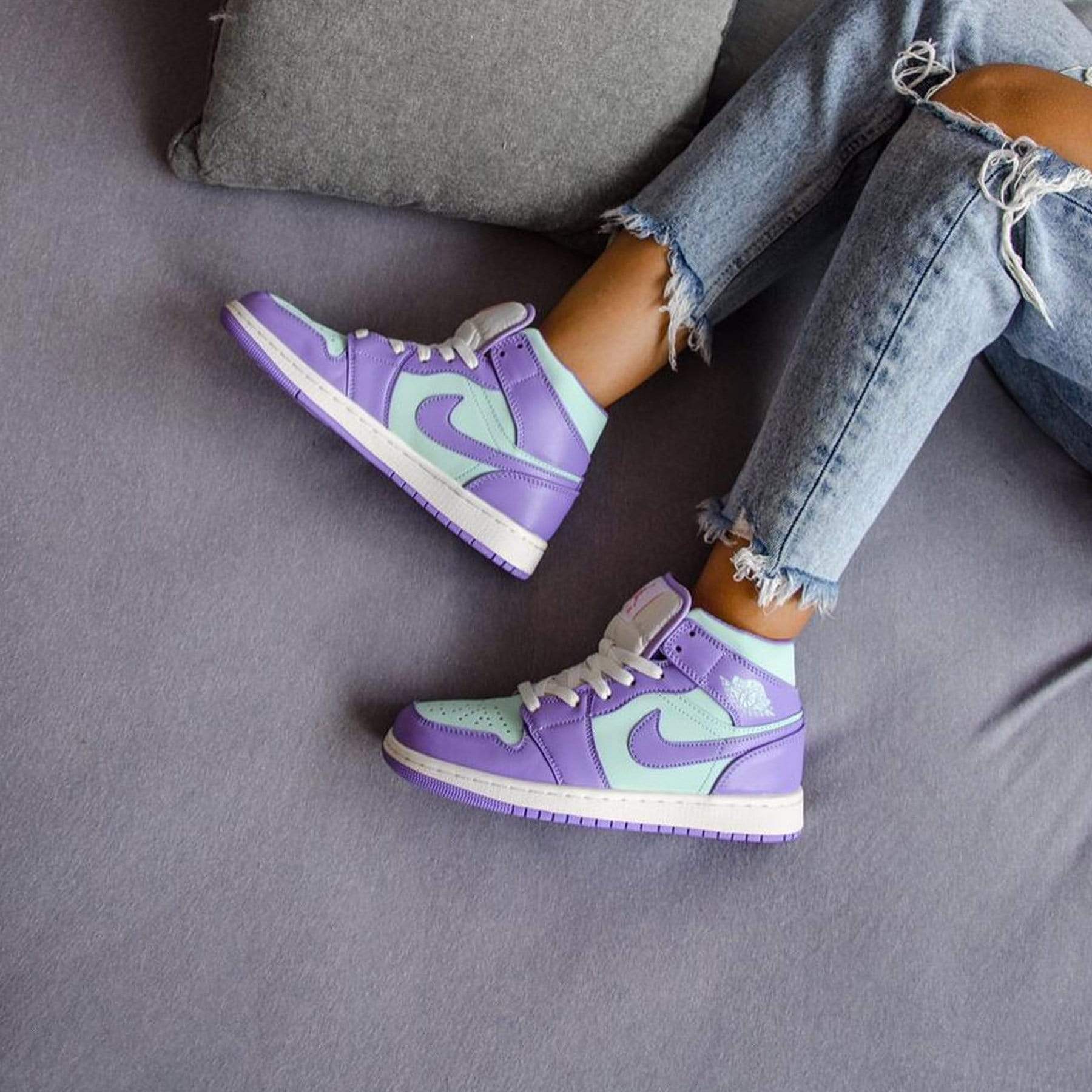 Air Jordan 1 Mid ‘Purple Aqua’ Air Jordan 1 Mid ‘Purple Aqua’