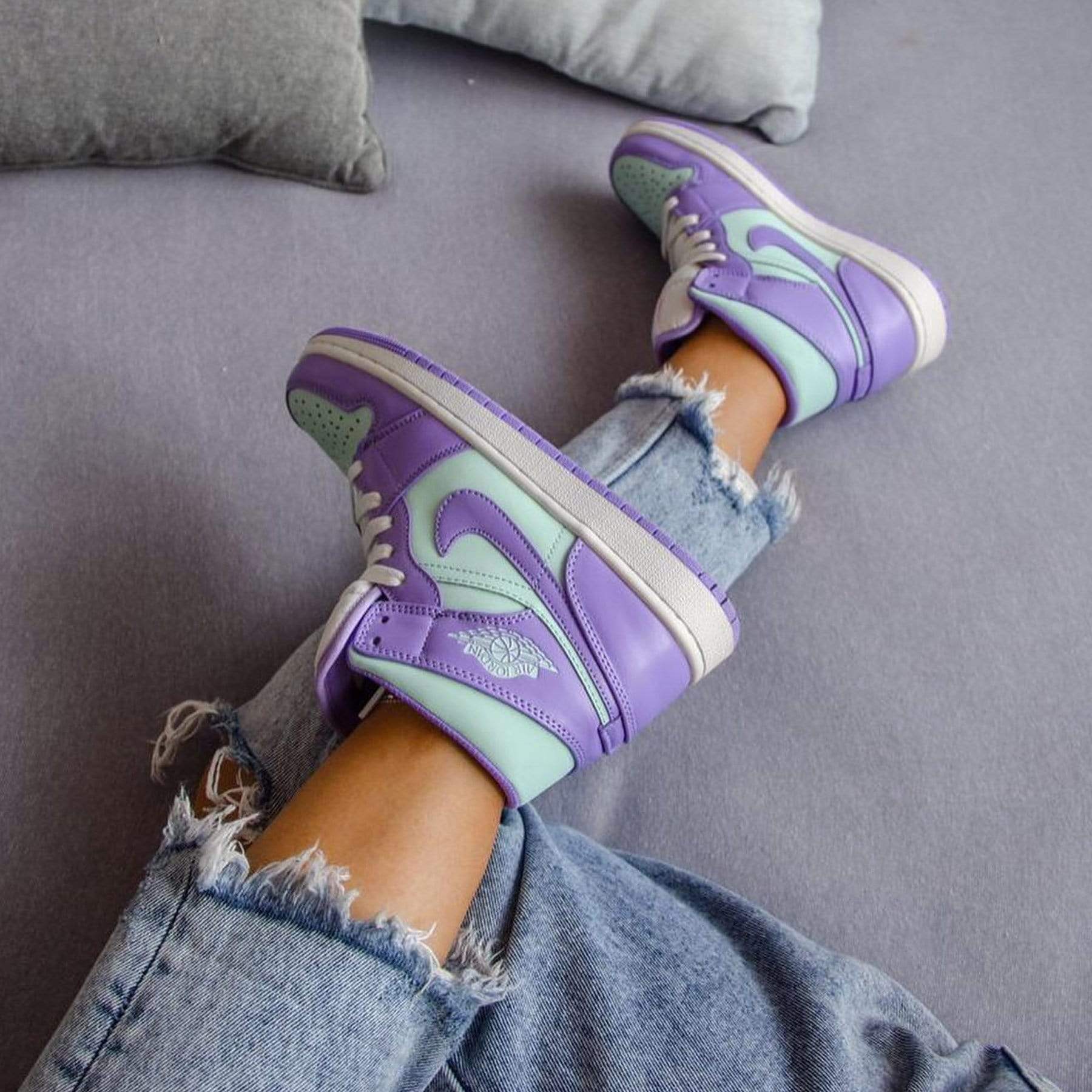 Air Jordan 1 Mid ‘Purple Aqua’ Air Jordan 1 Mid ‘Purple Aqua’