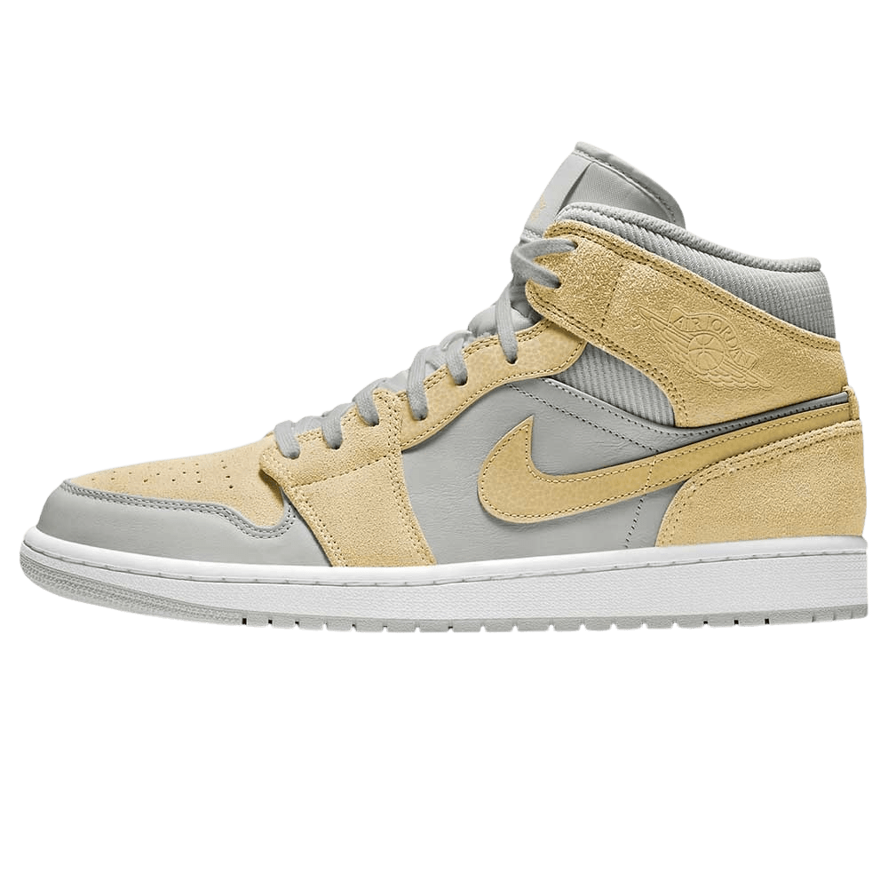 Air Jordan 1 Mid SE Grey Fog Lemon Wash Air Jordan 1 Mid SE Grey Fog Lemon Wash