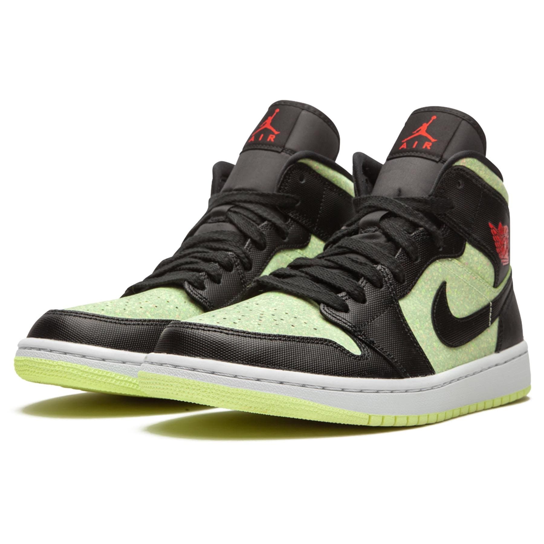 Air Jordan 1 Wmns Mid SE ‘Black Barely Volt’