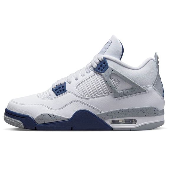 Air Jordan 4 Retro White Midnight Navy Air Jordan 4 Retro White Midnight Navy