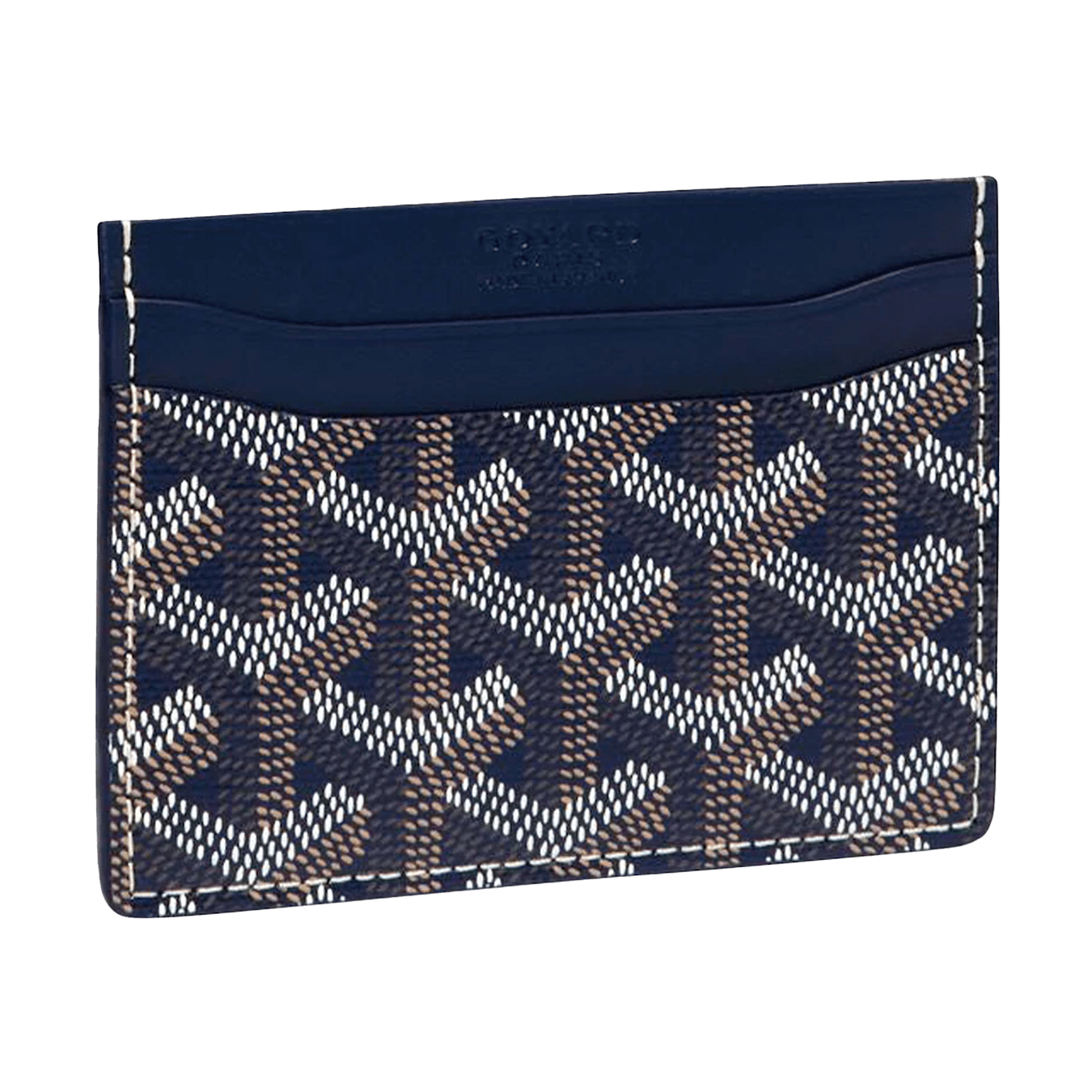 Goyard Saint Sulpice Navy Blue Card Holder