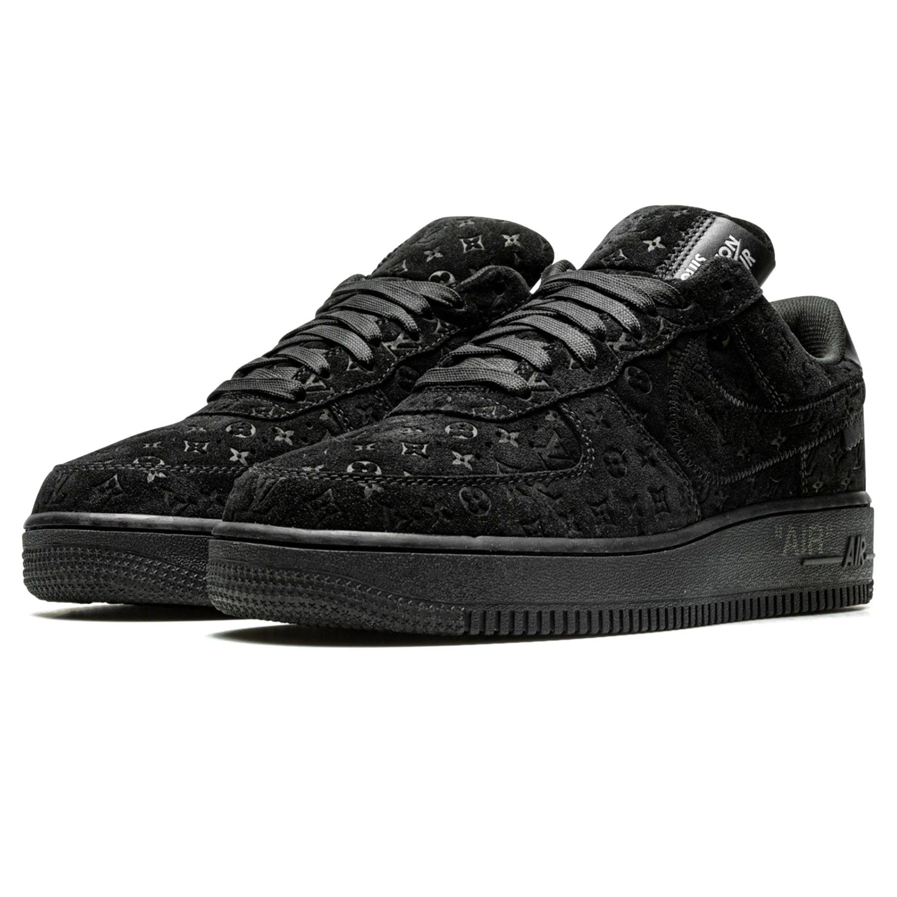 Louis Vuitton Nike Air Force 1 Low By Virgil Abloh Black Anthracite