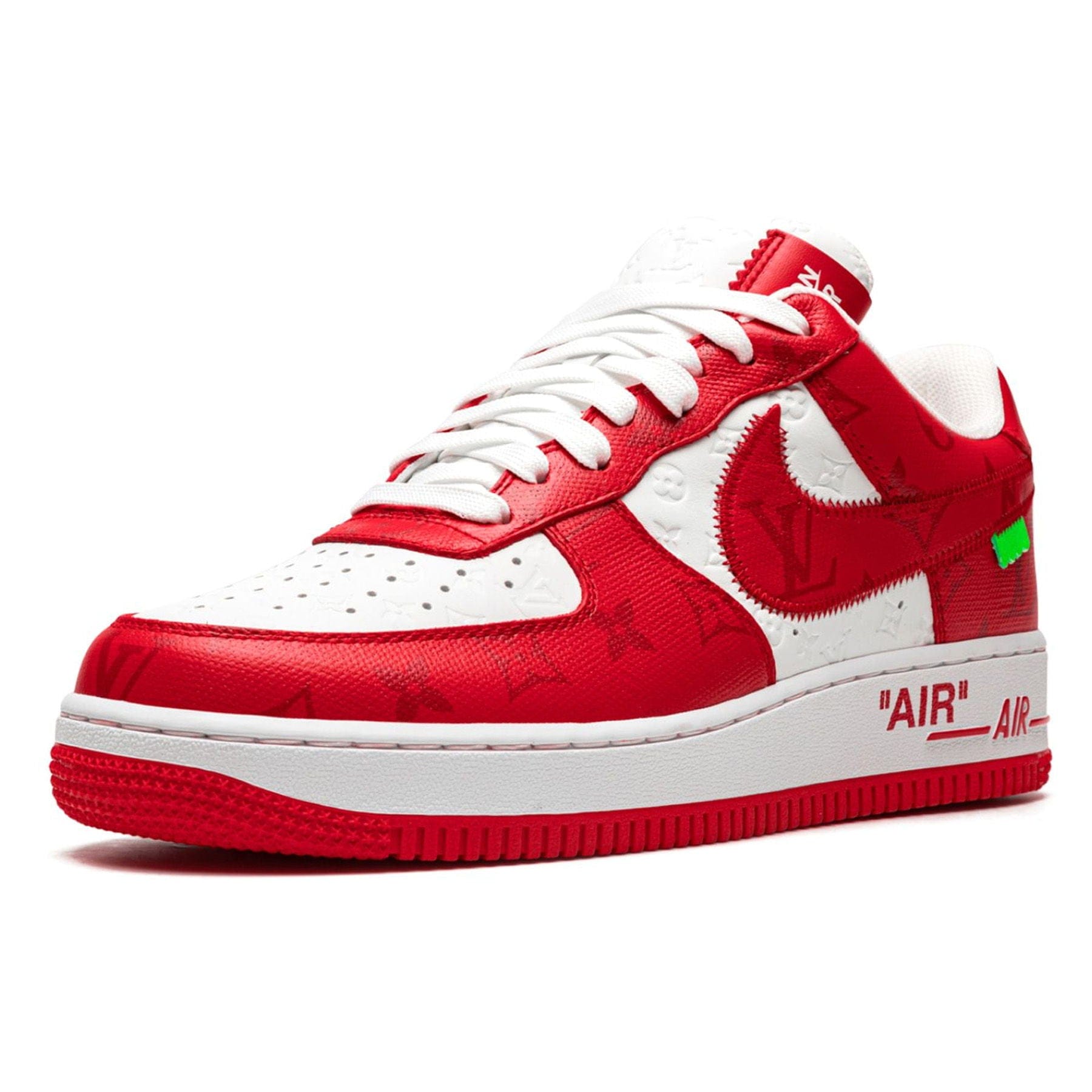 Louis Vuitton Nike Air Force 1 Low By Virgil Abloh White Comet Red Louis Vuitton Nike Air Force 1 Low By Virgil Abloh White Comet Red