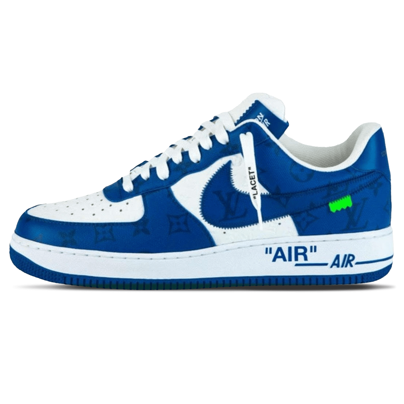 Louis Vuitton Nike Air Force 1 Low By Virgil Abloh White Green