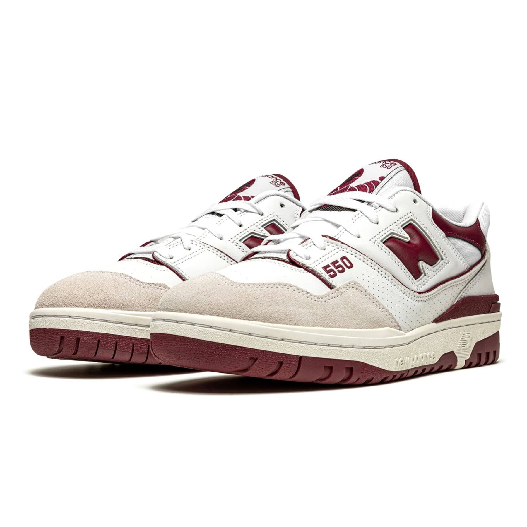New Balance 550 Sea Salt Burgundy