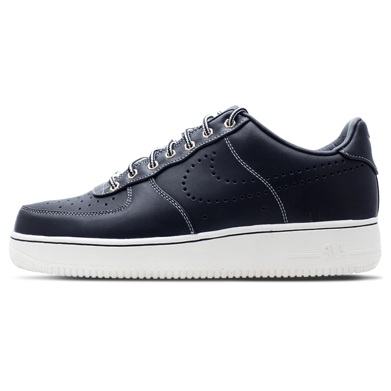 Louis Vuitton Nike Air Force 1 Low By Virgil Abloh Black Metallic Silver