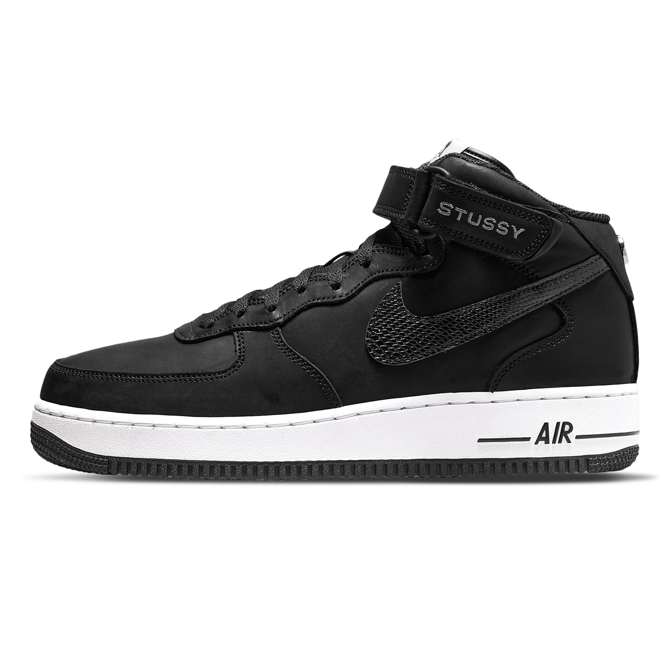 Nike Air Force 1 Mid Stussy ‘Black White’ Nike Air Force 1 Mid Stussy ‘Black White’