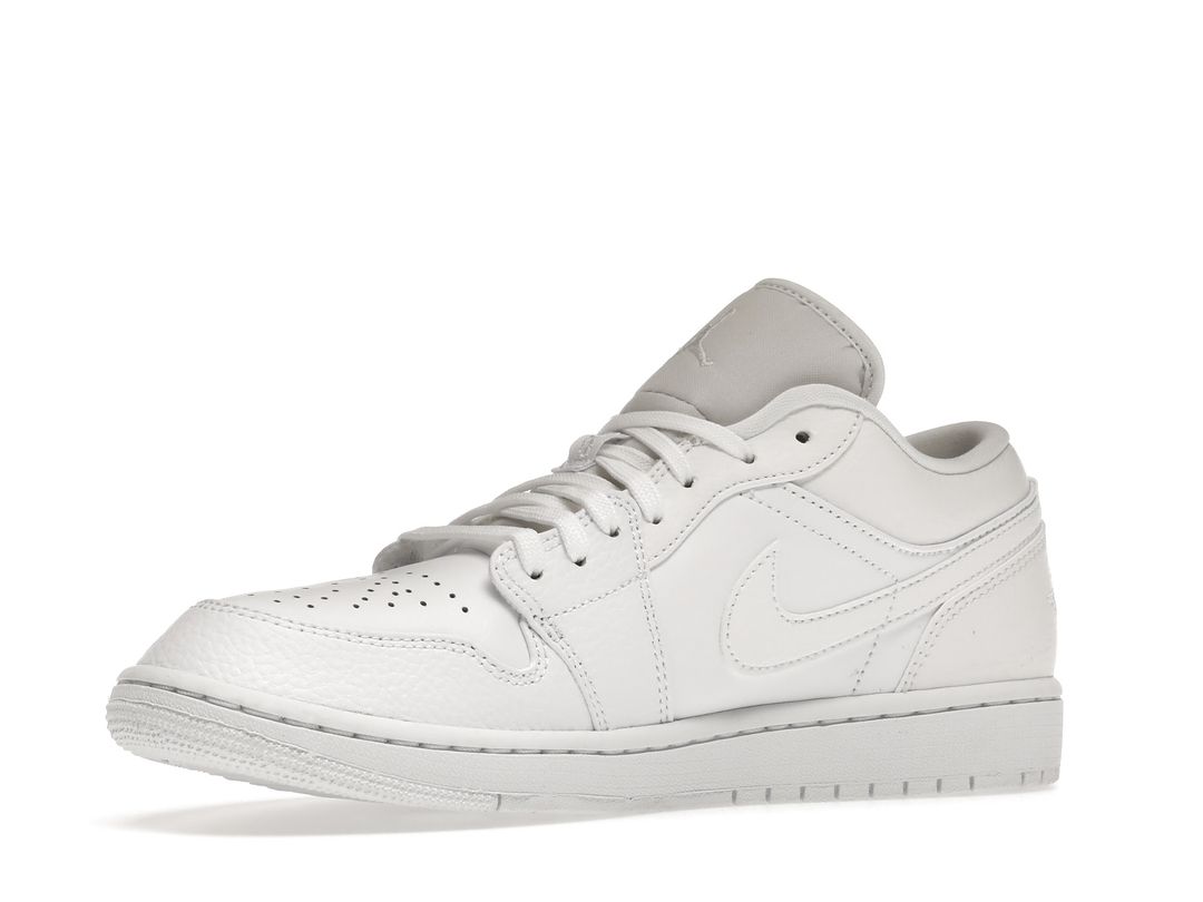 Nike Air Jordan 1 Low Triple White Nike Air Jordan 1 Low Triple White