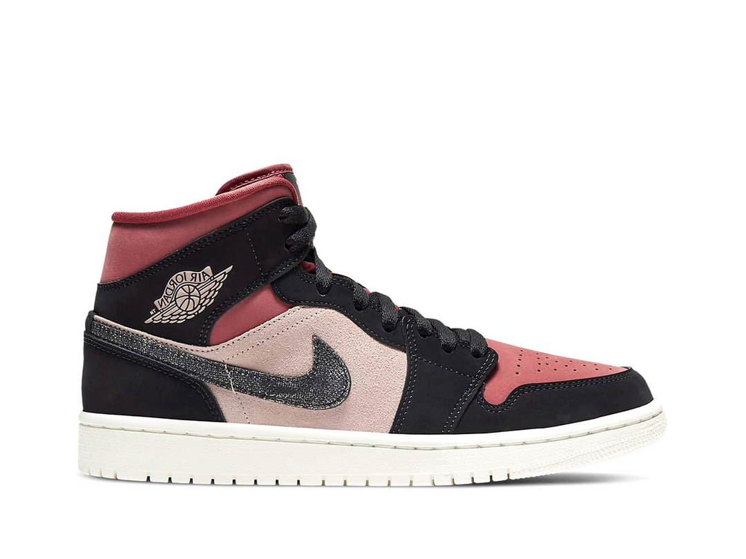Nike Air Jordan 1 Mid ‘Canyon Rust’ Burgundy Dusty Pink (W)
