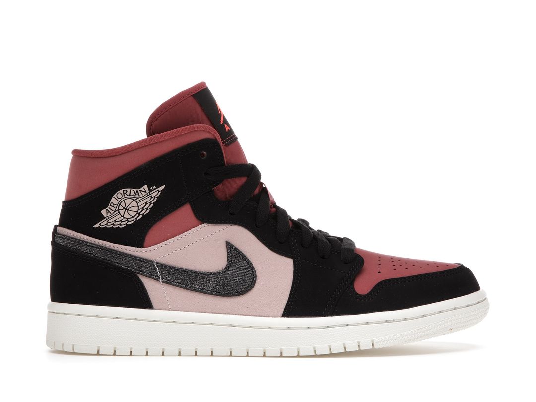 Nike Air Jordan 1 Mid ‘Canyon Rust’ Burgundy Dusty Pink (W)