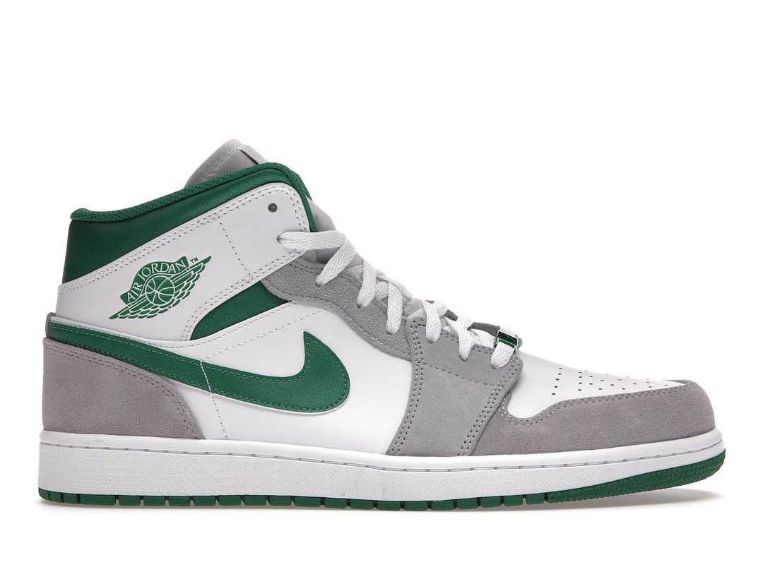 Nike Air Jordan 1 Mid Grey Pine Green