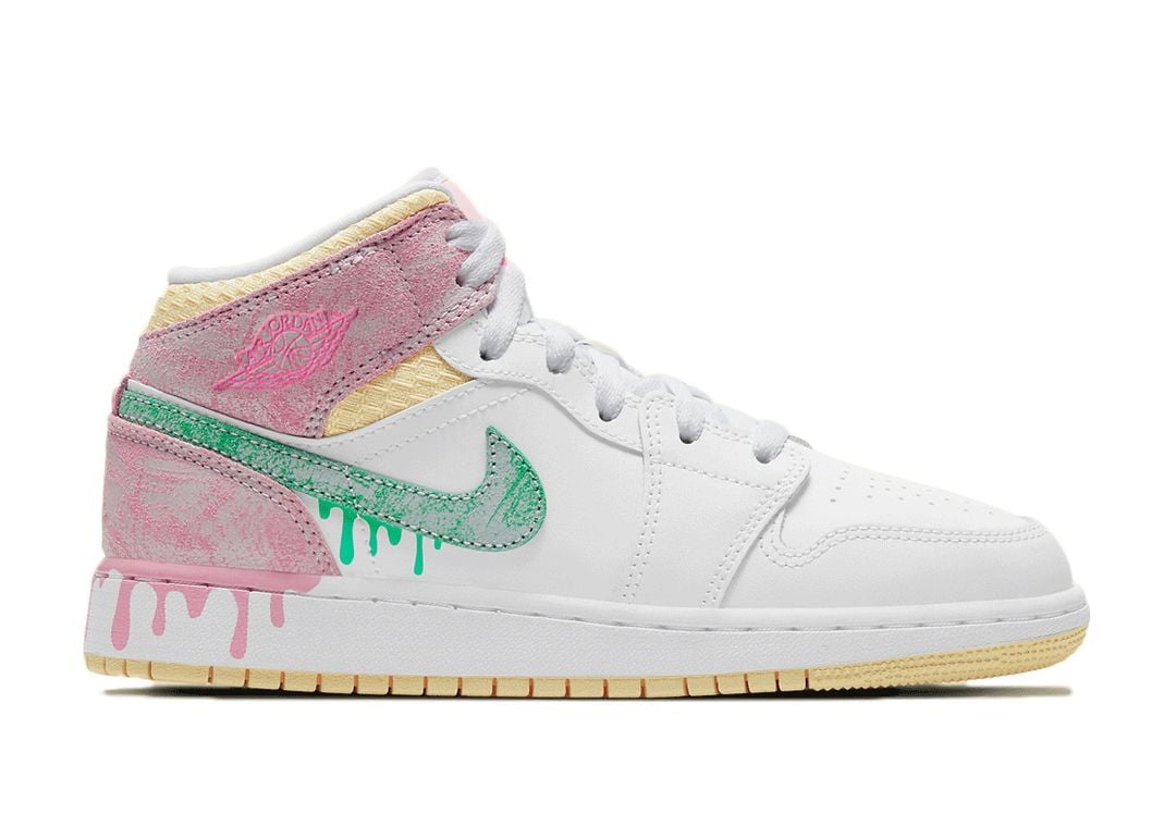 Nike Air Jordan 1 Mid Paint Drip