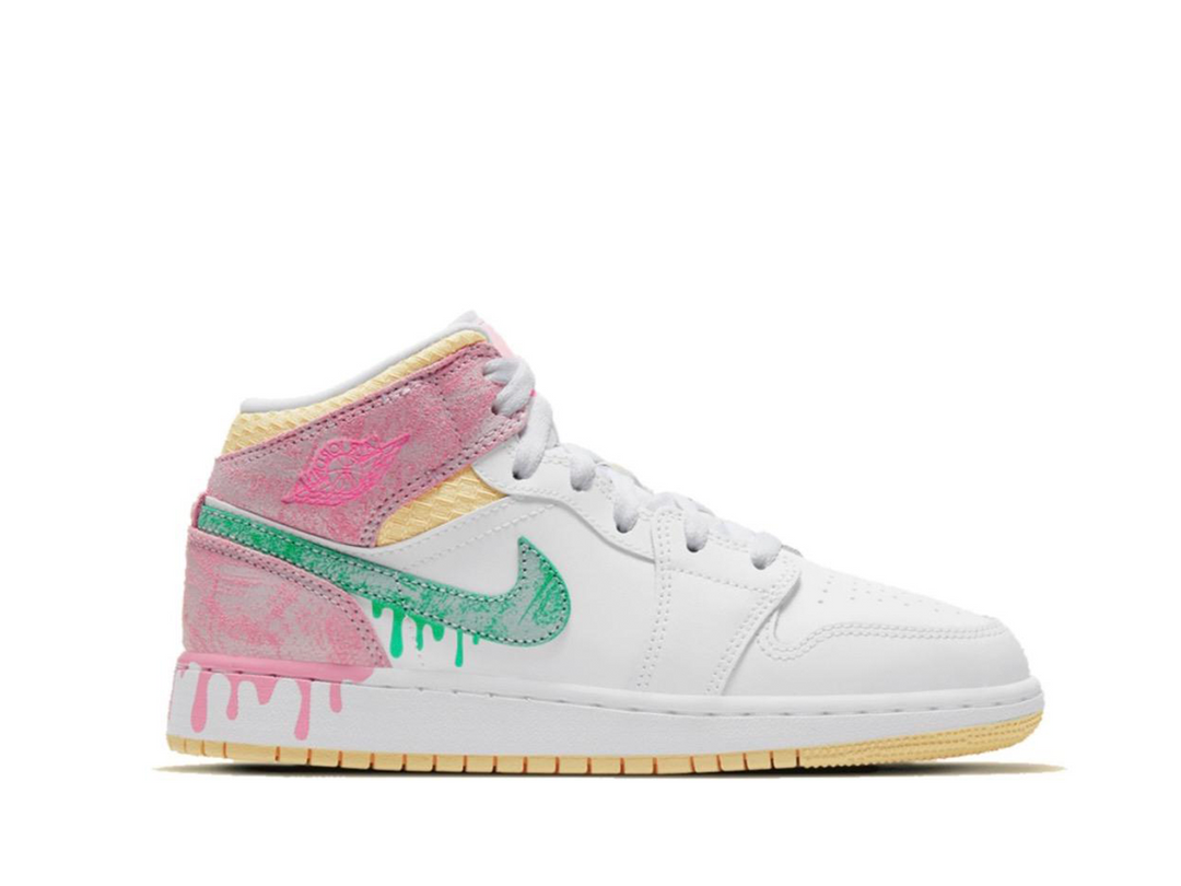 Nike Air Jordan 1 Mid Paint Drip Nike Air Jordan 1 Mid Paint Drip