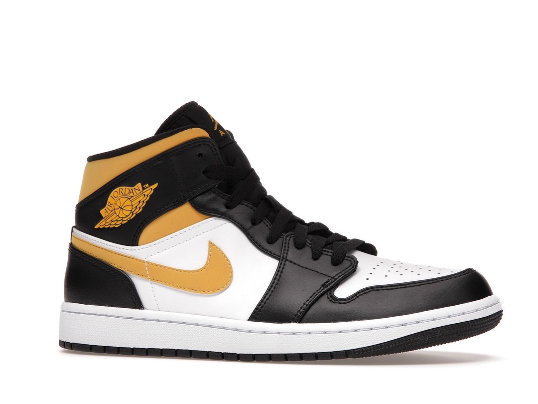 Nike Air Jordan 1 Mid Pollen Black University Gold Nike Air Jordan 1 Mid Pollen Black University Gold