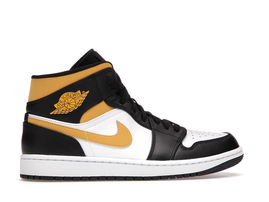 Nike Air Jordan 1 Mid Pollen Black University Gold Nike Air Jordan 1 Mid Pollen Black University Gold