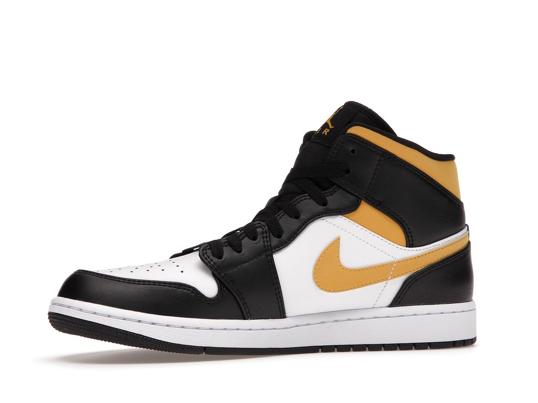 Nike Air Jordan 1 Mid Pollen Black University Gold Nike Air Jordan 1 Mid Pollen Black University Gold