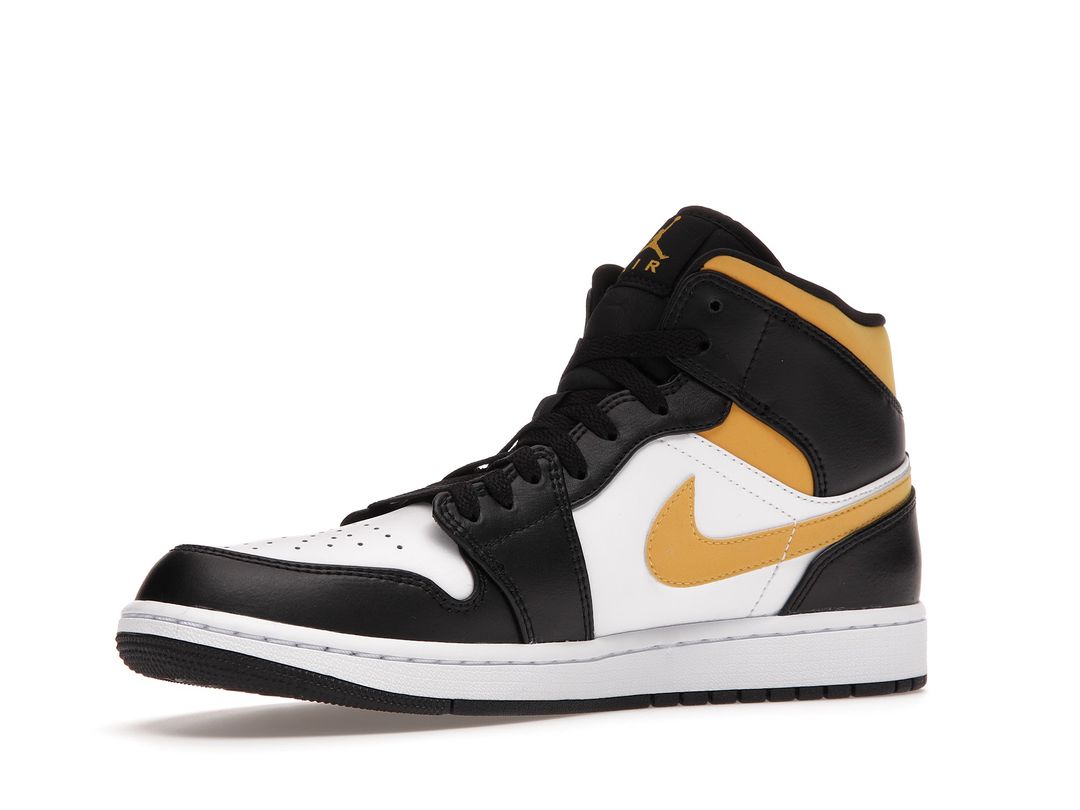 Nike Air Jordan 1 Mid Pollen Black University Gold Nike Air Jordan 1 Mid Pollen Black University Gold