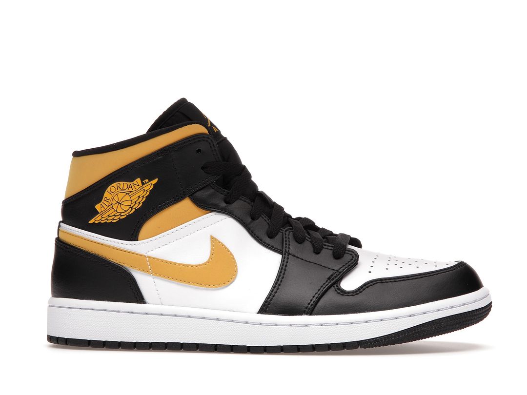 Nike Air Jordan 1 Mid Pollen Black University Gold Nike Air Jordan 1 Mid Pollen Black University Gold