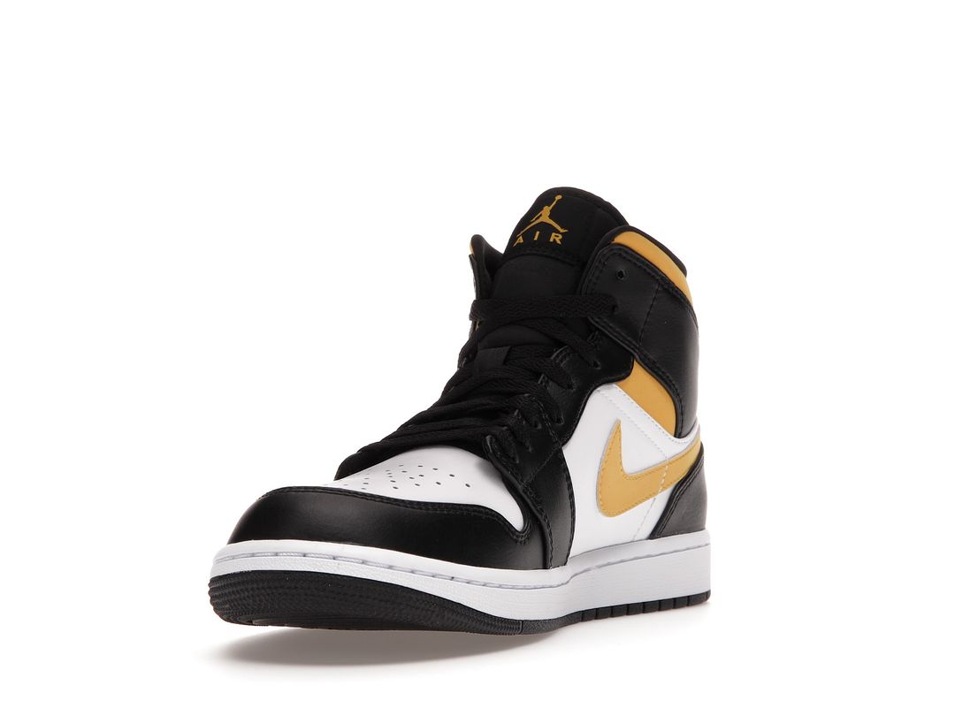 Nike Air Jordan 1 Mid Pollen Black University Gold Nike Air Jordan 1 Mid Pollen Black University Gold
