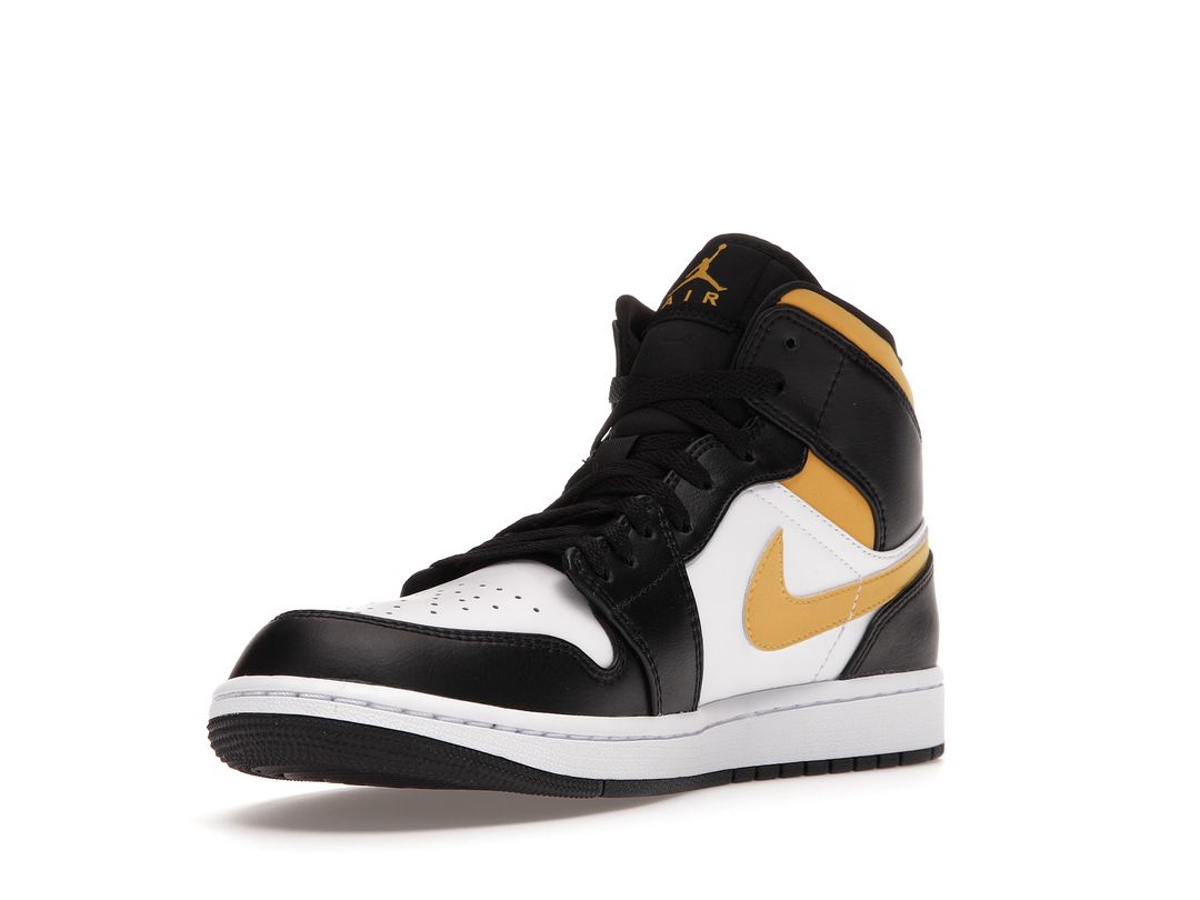 Nike Air Jordan 1 Mid Pollen Black University Gold Nike Air Jordan 1 Mid Pollen Black University Gold