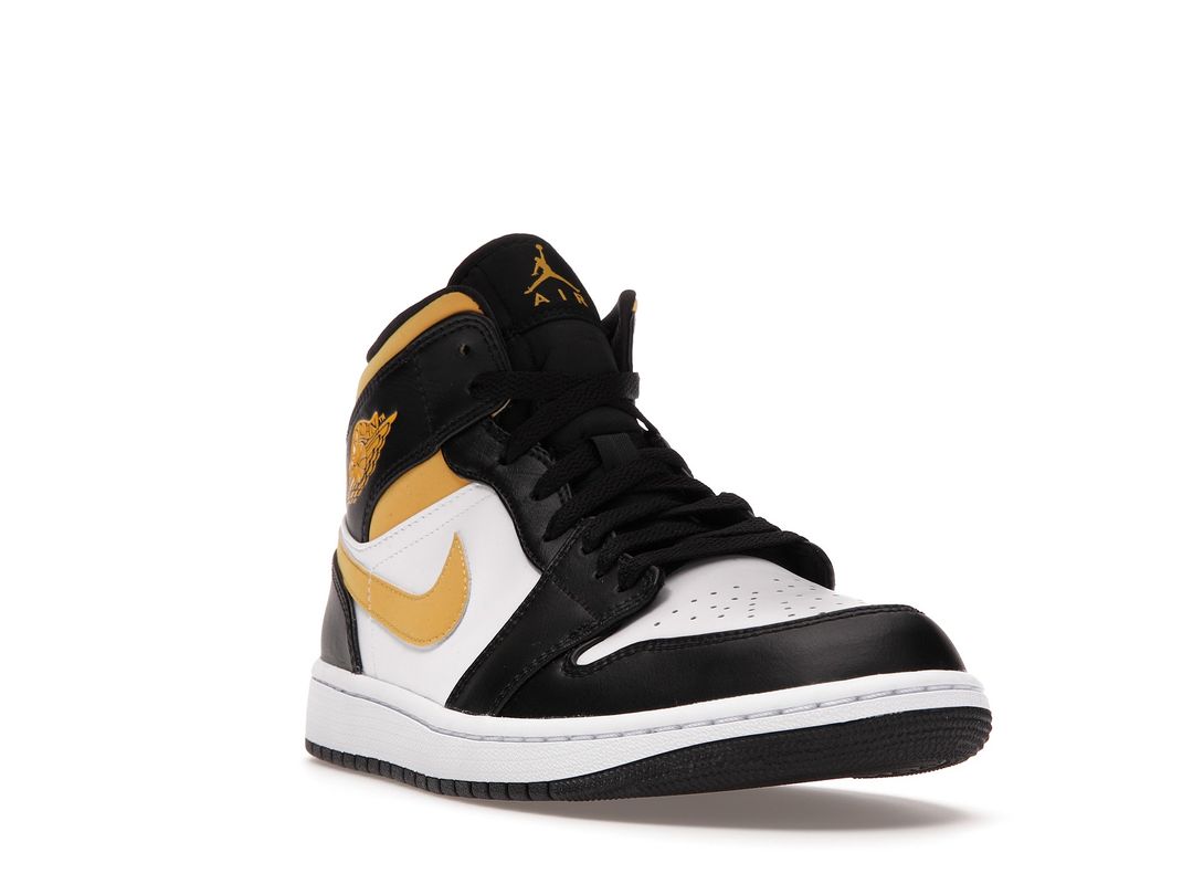 Nike Air Jordan 1 Mid Pollen Black University Gold Nike Air Jordan 1 Mid Pollen Black University Gold