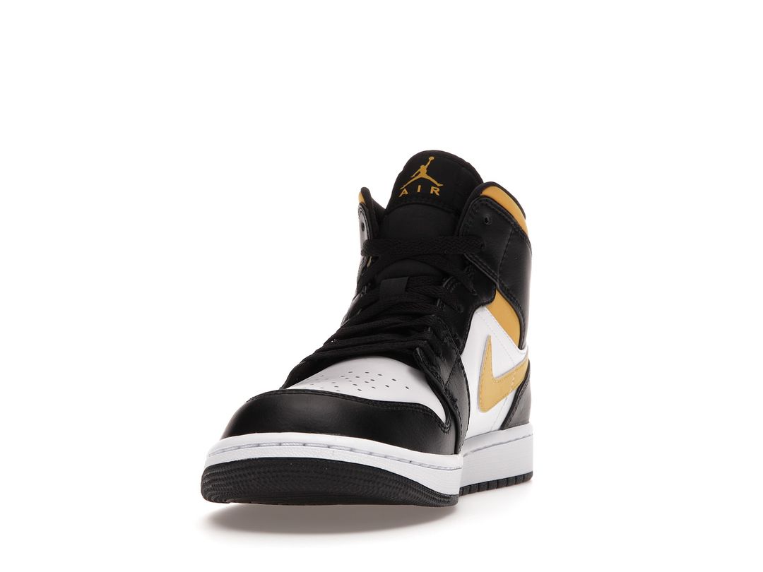 Nike Air Jordan 1 Mid Pollen Black University Gold Nike Air Jordan 1 Mid Pollen Black University Gold