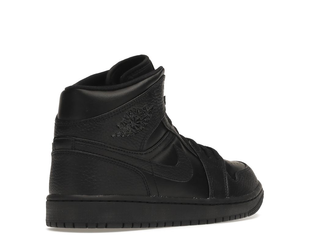 Nike Air Jordan 1 Mid Triple Black Nike Air Jordan 1 Mid Triple Black