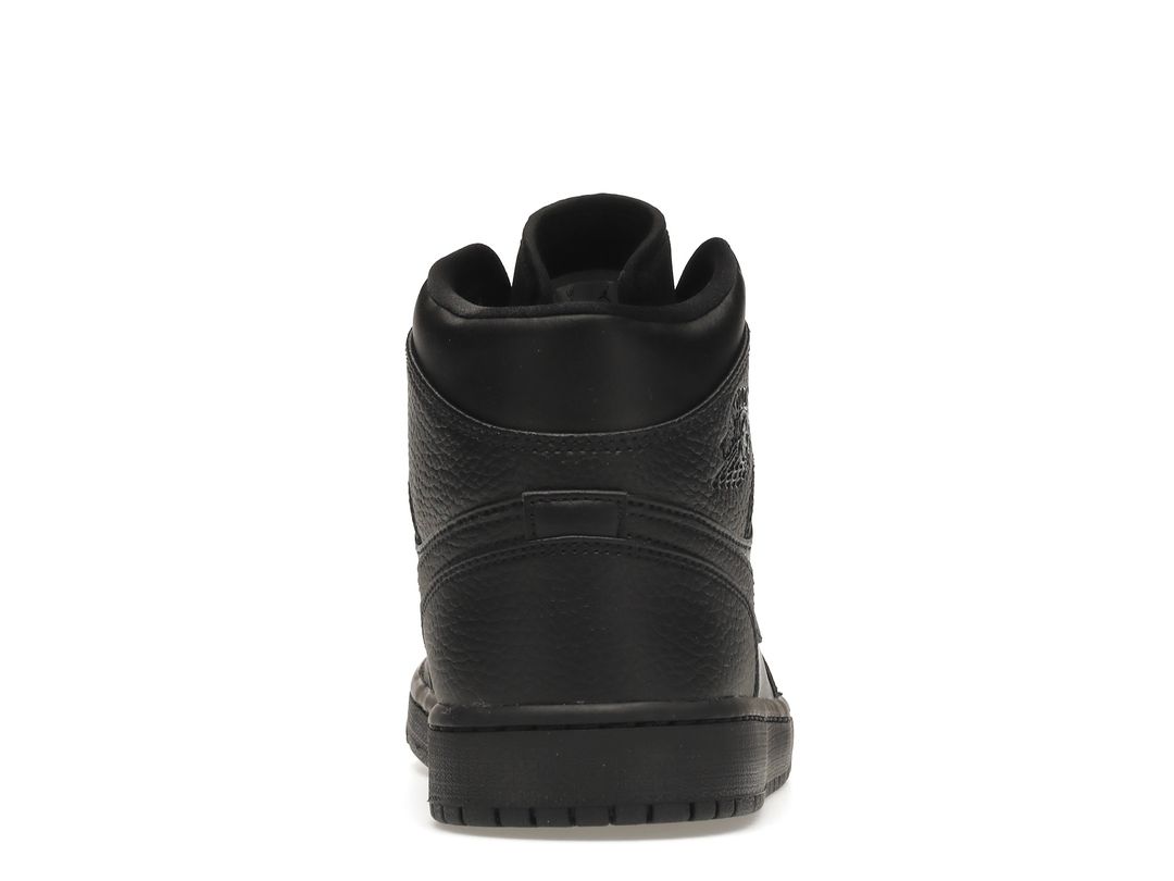 Nike Air Jordan 1 Mid Triple Black Nike Air Jordan 1 Mid Triple Black