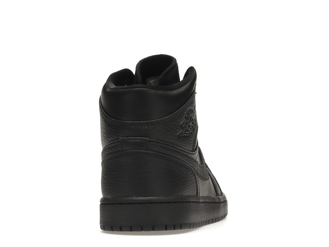 Nike Air Jordan 1 Mid Triple Black Nike Air Jordan 1 Mid Triple Black