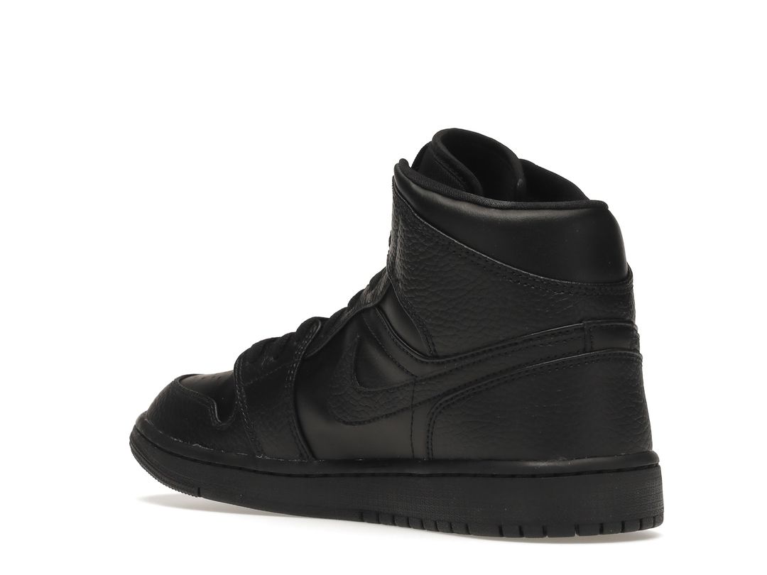 Nike Air Jordan 1 Mid Triple Black Nike Air Jordan 1 Mid Triple Black
