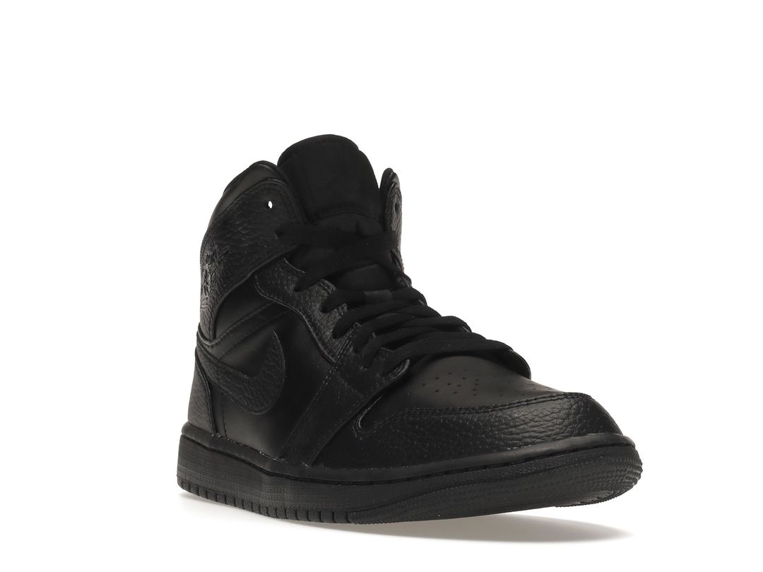 Nike Air Jordan 1 Mid Triple Black Nike Air Jordan 1 Mid Triple Black