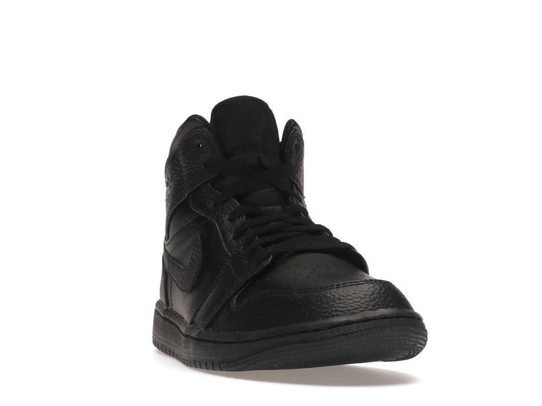 Nike Air Jordan 1 Mid Triple Black Nike Air Jordan 1 Mid Triple Black