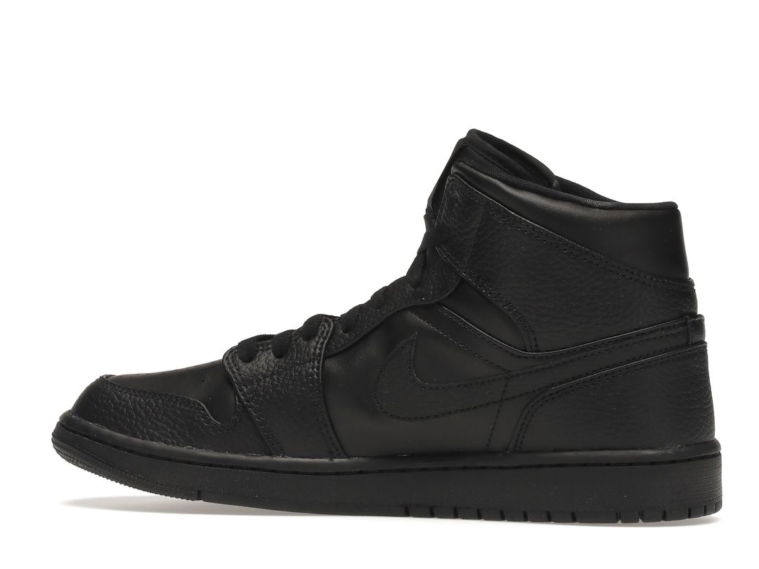 Nike Air Jordan 1 Mid Triple Black Nike Air Jordan 1 Mid Triple Black