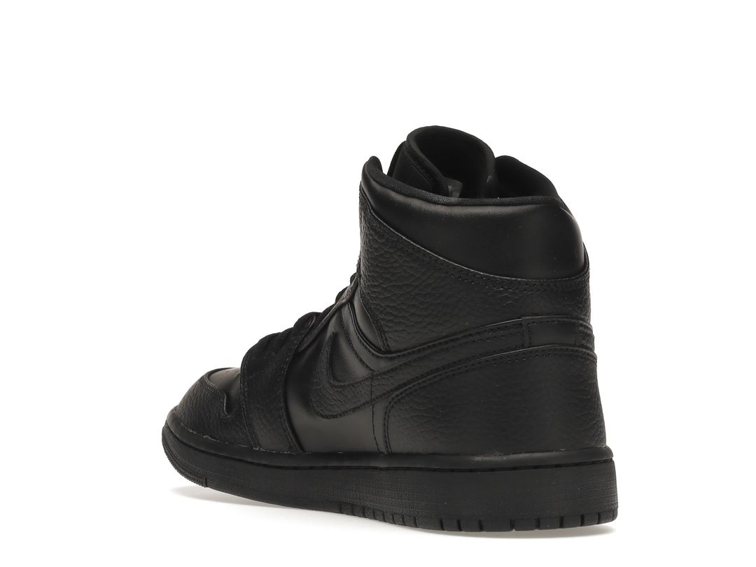 Nike Air Jordan 1 Mid Triple Black Nike Air Jordan 1 Mid Triple Black