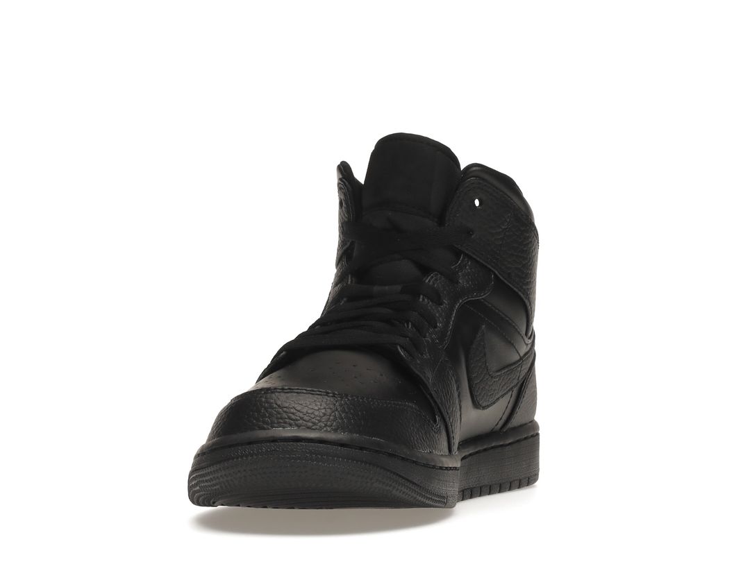 Nike Air Jordan 1 Mid Triple Black Nike Air Jordan 1 Mid Triple Black