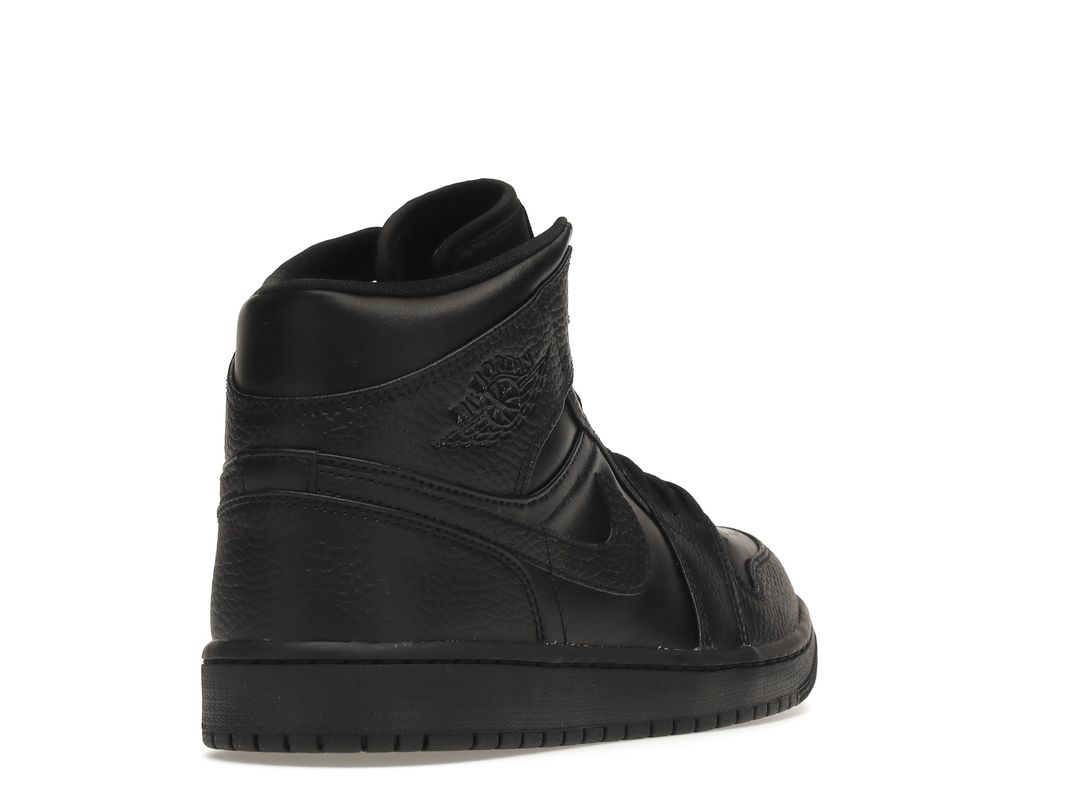 Nike Air Jordan 1 Mid Triple Black Nike Air Jordan 1 Mid Triple Black